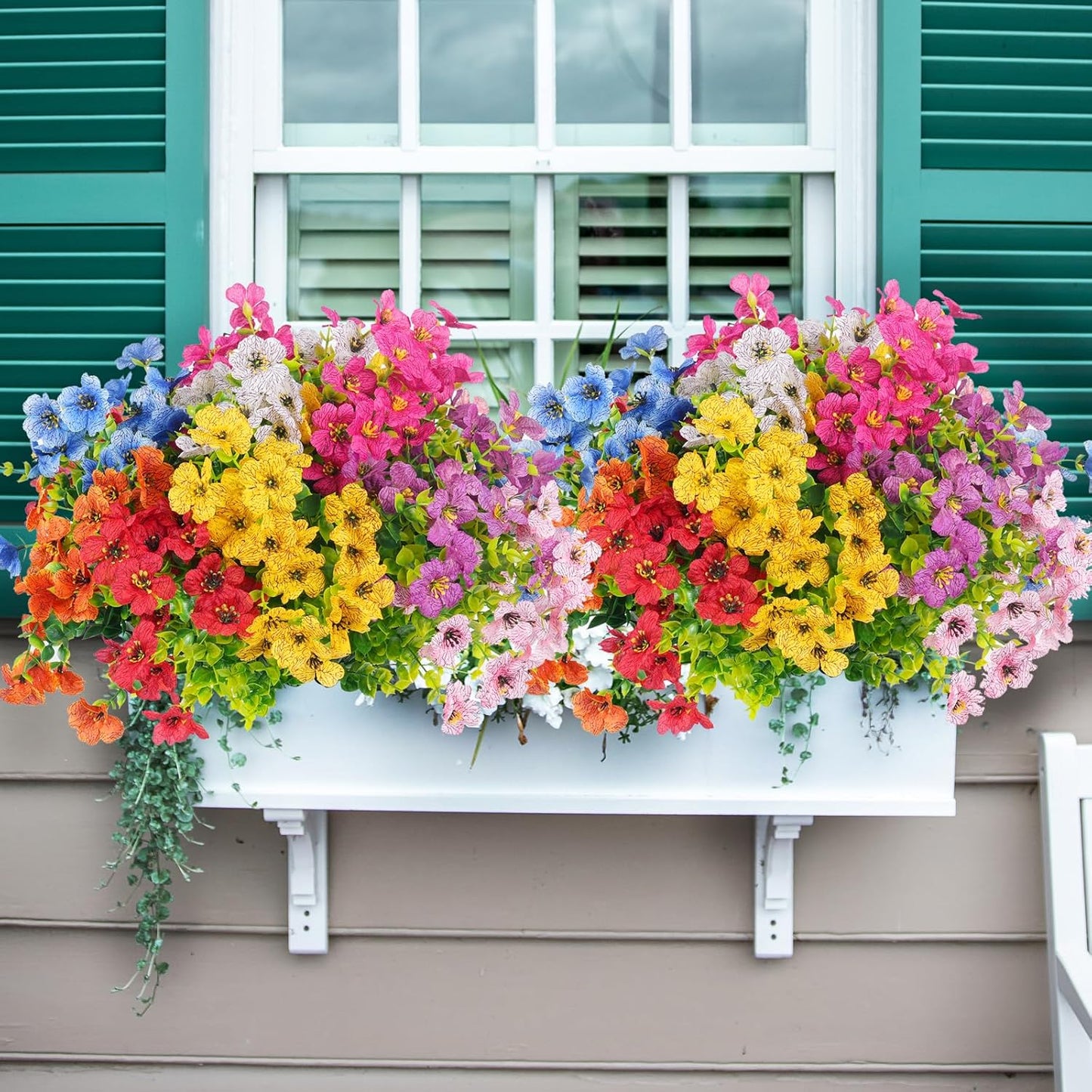 💥Last Day Promotion!🌺UV Resistant Colorful Artificial Flower