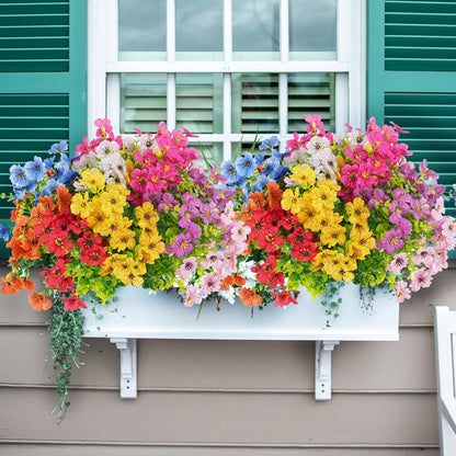 💥Last Day Promotion!🌺UV Resistant Colorful Artificial Flower