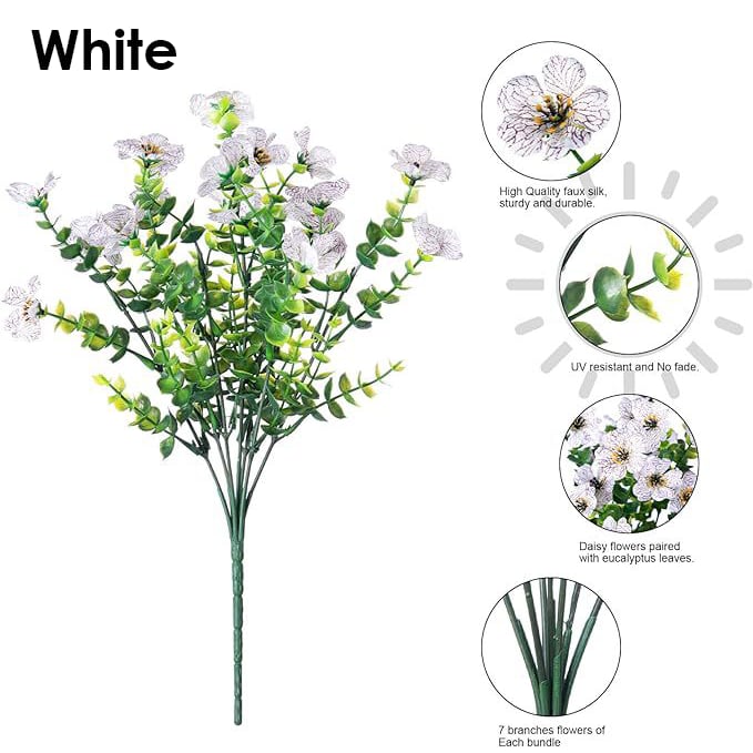 💥Last Day Promotion!🌺UV Resistant Colorful Artificial Flower