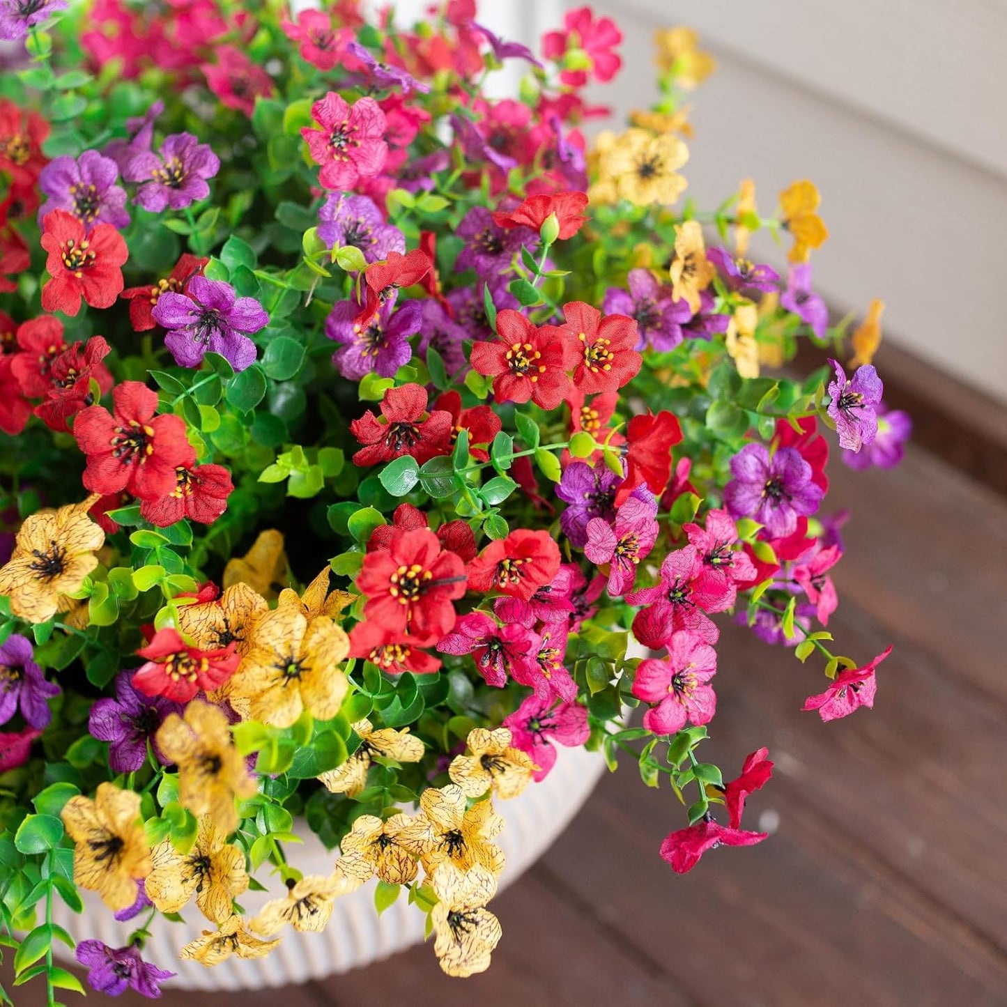 💥Last Day Promotion!🌺UV Resistant Colorful Artificial Flower
