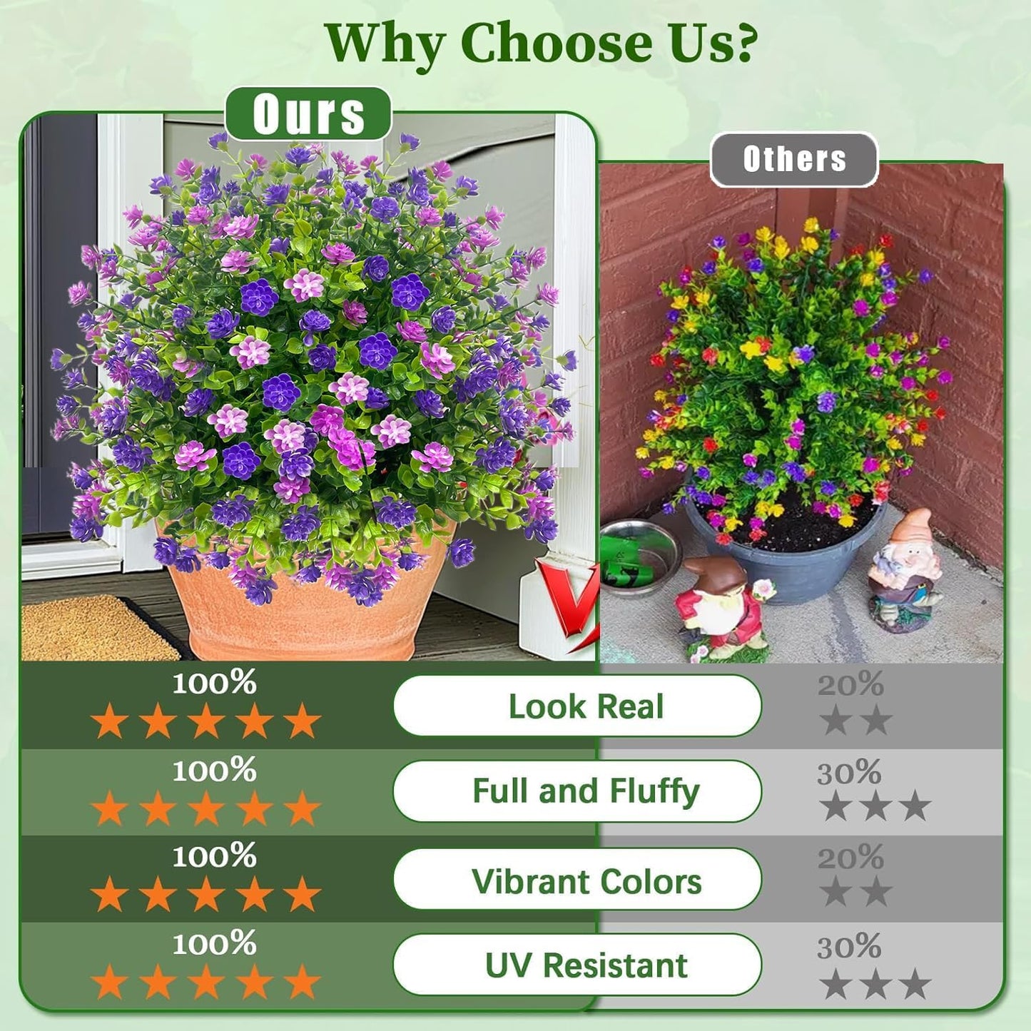 🌱🌱🌱artificial potted trees with ground stake