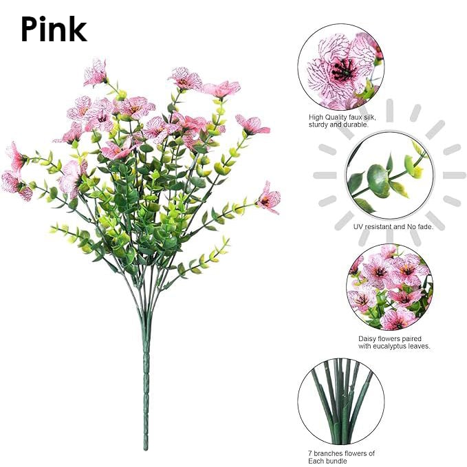 💥Last Day Promotion!🌺UV Resistant Colorful Artificial Flower
