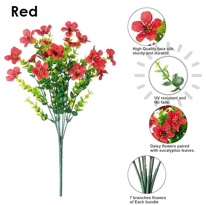 💥Last Day Promotion!🌺UV Resistant Colorful Artificial Flower