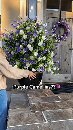 🌱🌱🌱artificial potted trees with ground stake