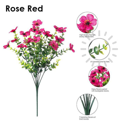 💥Last Day Promotion!🌺UV Resistant Colorful Artificial Flower