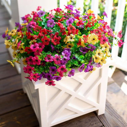 💥Last Day Promotion!🌺UV Resistant Colorful Artificial Flower