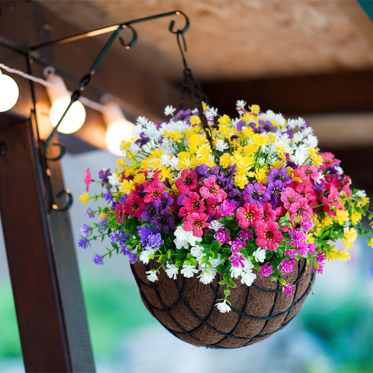 💥Last Day Promotion!🌺UV Resistant Colorful Artificial Flower