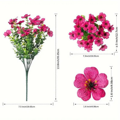 💥Last Day Promotion!🌺UV Resistant Colorful Artificial Flower